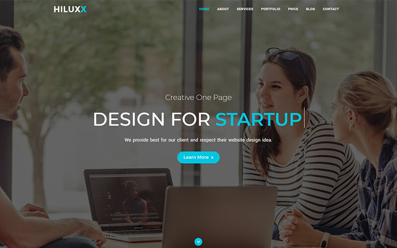 Hiluxx - Multipurpose One Page Template