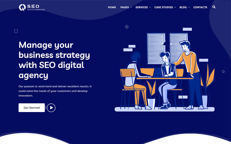 SEO - Digital Marketing Agency Template