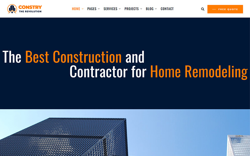 Construction WordPress Theme