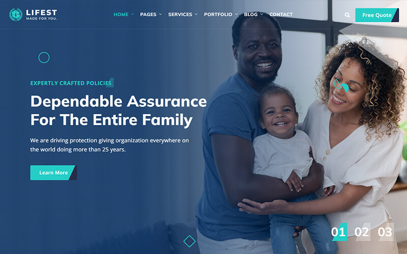 Insurance Agency WordPress Theme