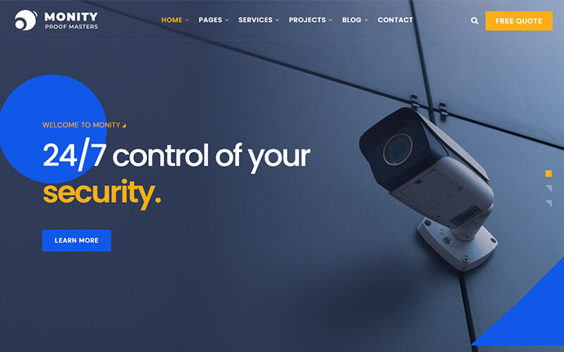 CCTV & Security WordPress Theme